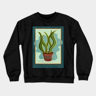 Potted Snake Plant Crewneck Sweatshirt